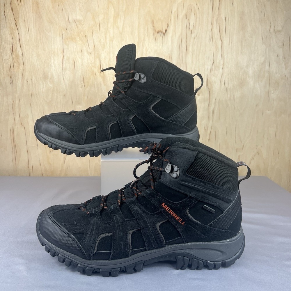 Merrell Phoenix 2 Mid Thermo Boots Men's Size 12 Black Waterproof Hiking J09599